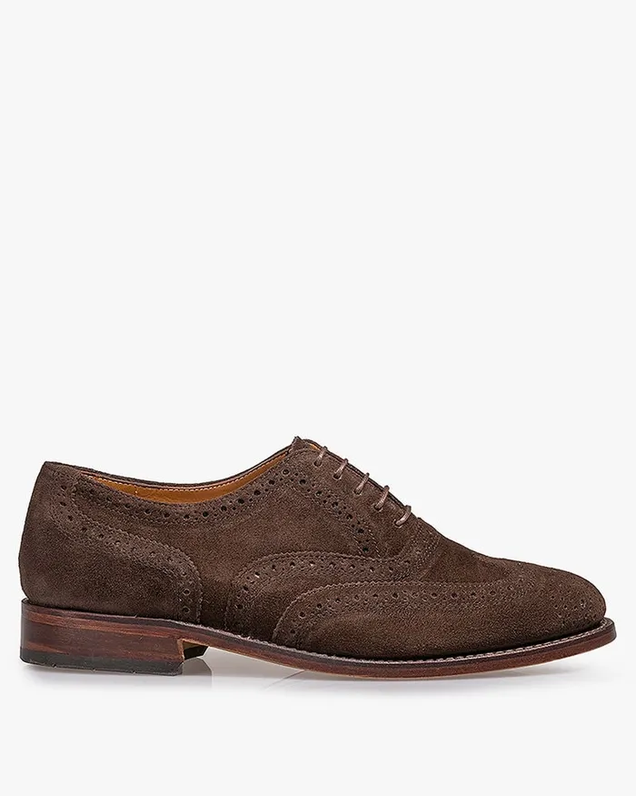 Lace Shoes Men Floris Van Bommel Olda 0411 Suede