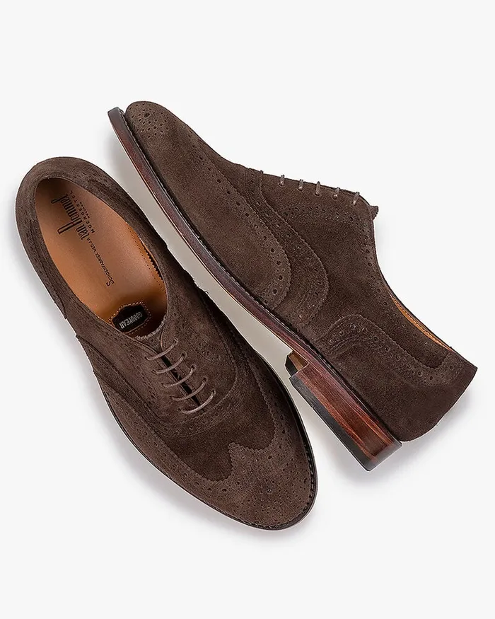Lace Shoes Men Floris Van Bommel Olda 0411 Suede
