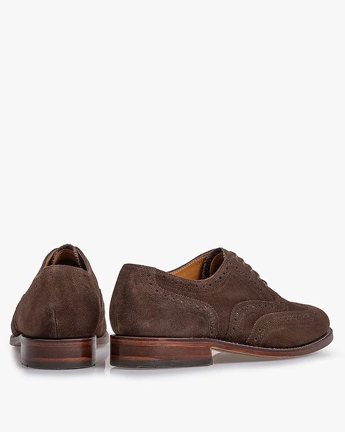 Lace Shoes Men Floris Van Bommel Olda 0411 Suede