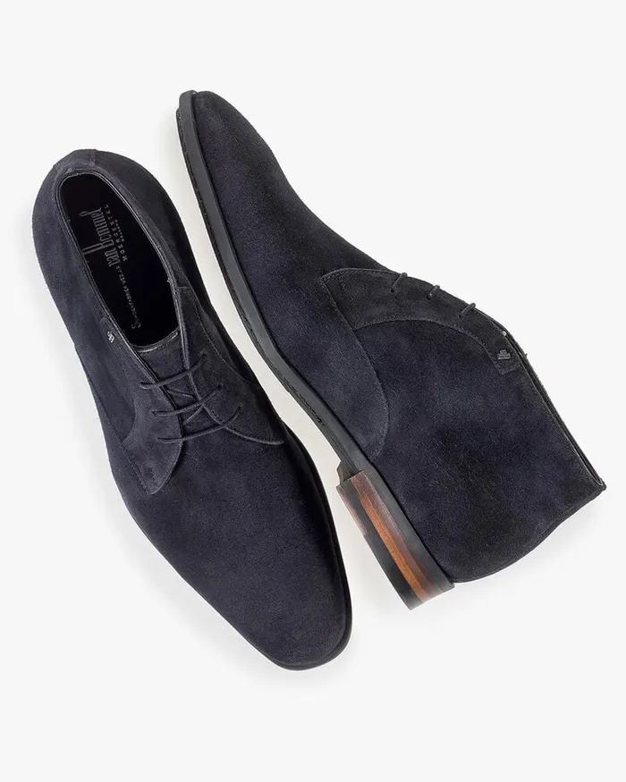 Lace Shoes Men Floris Van Bommel Sella 0300 Suede