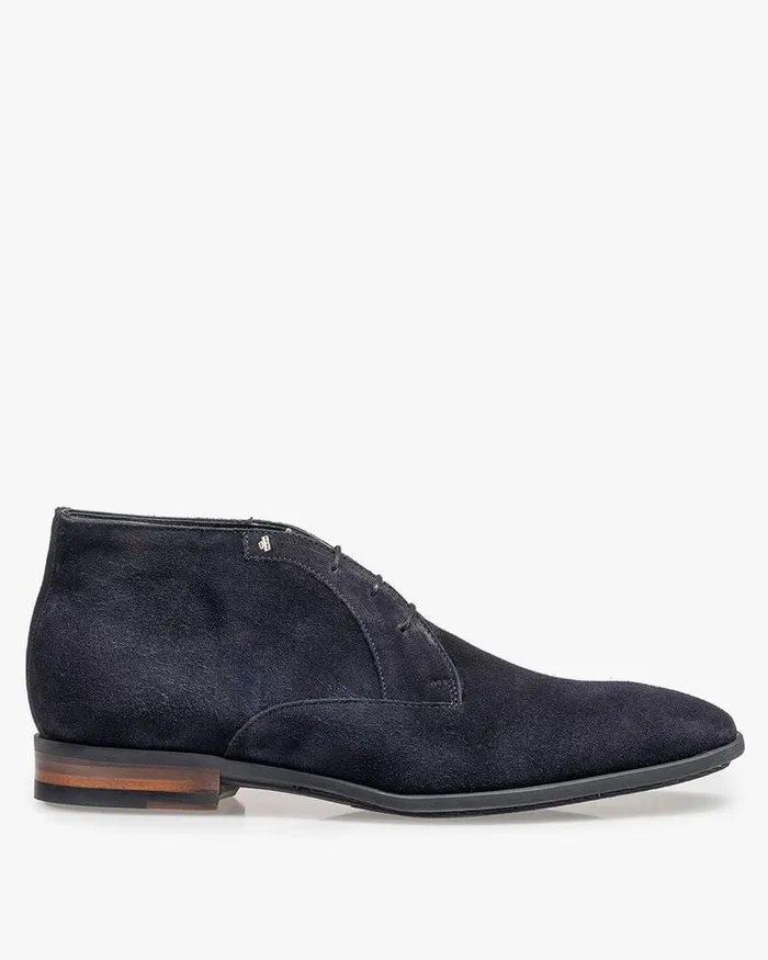 Lace Shoes Men Floris Van Bommel Sella 0300 Suede