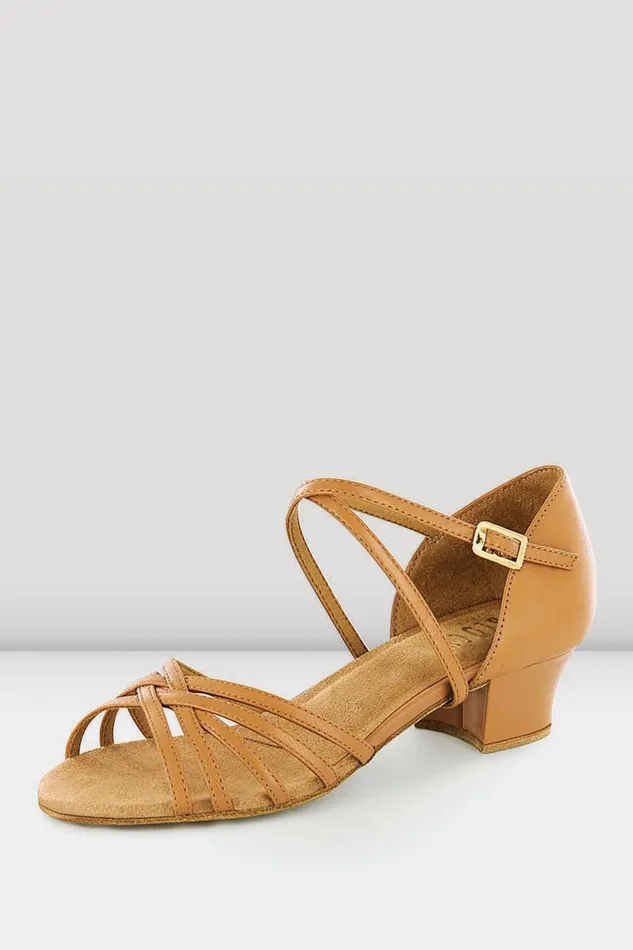 Ladies Annabella Latin Practice Shoes Natural Leather Adult Ballroom and Latin Bloch