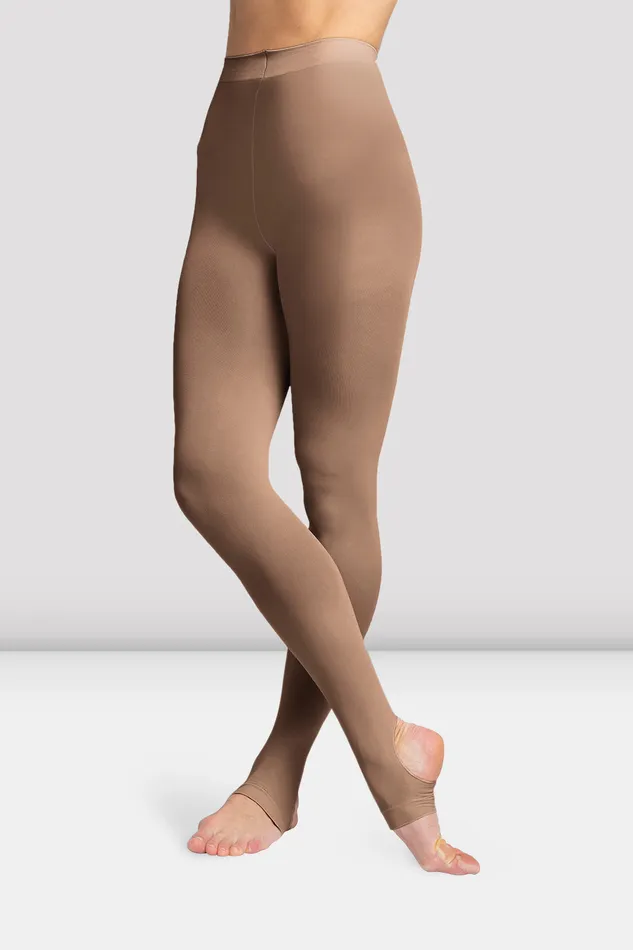 Ladies Contoursoft Stirrup Tights Tan Tights Bloch Accessories