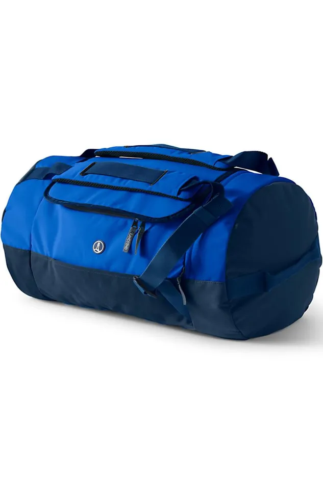 Lands039 End Accessories Men Expedition Travel Convertible Duffle Backpack Radiant Navy