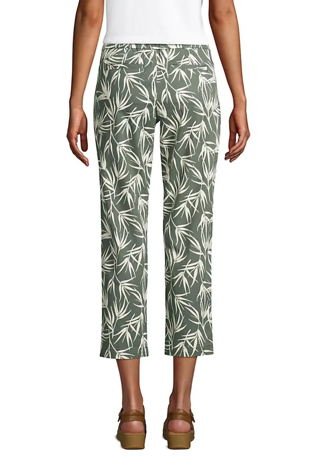 Lands039 End Capris and Crop Pants Women Mid Rise Pull On Chino Crop Pants Rich Saddle Foulard Lands039 End Capris and Crop Pants Women Mid Rise Pull On Chino Crop Pants Rich Saddle Foulard