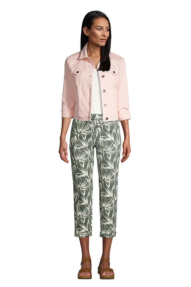 Lands039 End Capris and Crop Pants Women Mid Rise Pull On Chino Crop Pants Rich Saddle Foulard Lands039 End Capris and Crop Pants Women Mid Rise Pull On Chino Crop Pants Rich Saddle Foulard