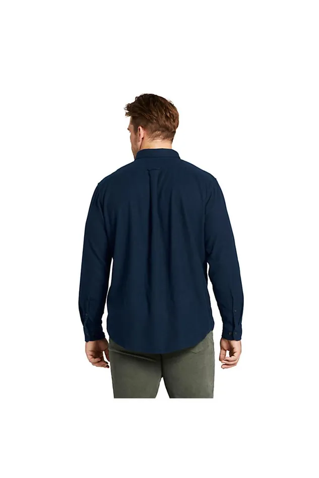Lands039 End Casual Shirts Men Big And Tall Traditional Fit Flagship Flannel Shirt Radiant Navy Lands039 End Casual Shirts Men Big And Tall Traditional Fit Flagship Flannel Shirt Radiant Navy