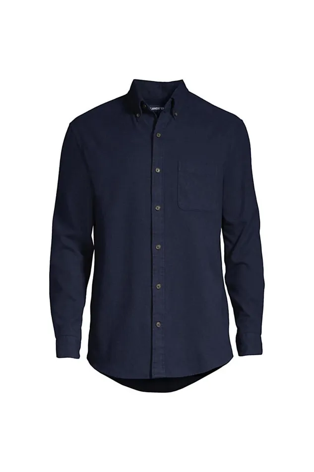Lands039 End Casual Shirts Men Big And Tall Traditional Fit Flagship Flannel Shirt Radiant Navy Lands039 End Casual Shirts Men Big And Tall Traditional Fit Flagship Flannel Shirt Radiant Navy