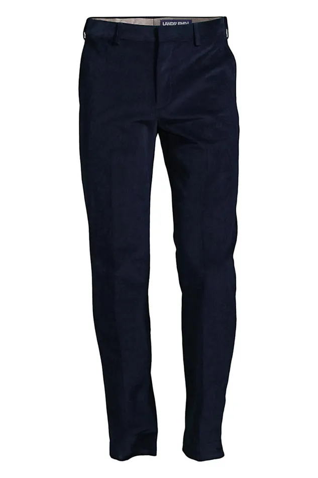 Lands039 End Chinos and Casual Pants Men Big And Tall Comfort Waist Comfortfirst Fine Wale Corduroy Dress Pants Radiant Navy Lands039 End Chinos and Casual Pants Men Big And Tall Comfort Waist Comfortfirst Fine Wale Corduroy Dress Pants Radiant Navy