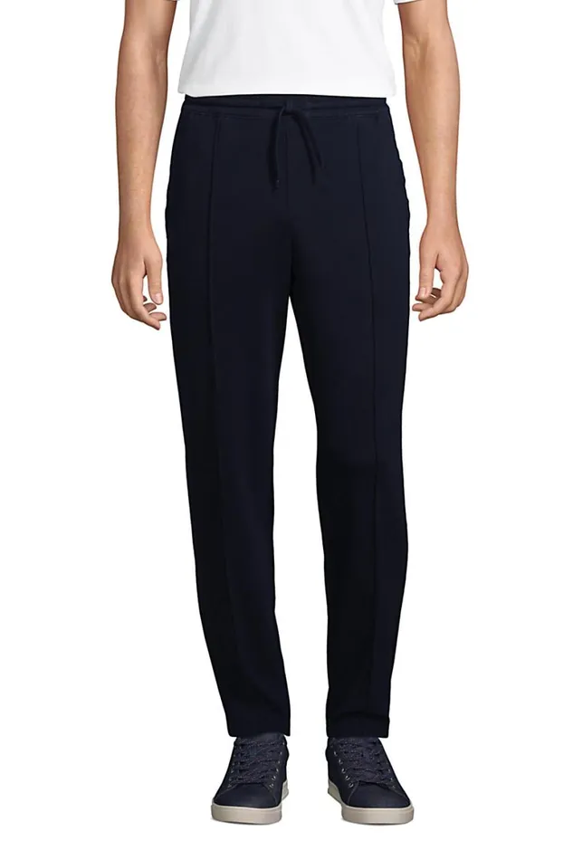 Lands039 End Chinos and Casual Pants Men Sport Knit Elastic Waist Pull On Pant Radiant Navy Lands039 End Chinos and Casual Pants Men Sport Knit Elastic Waist Pull On Pant Radiant Navy