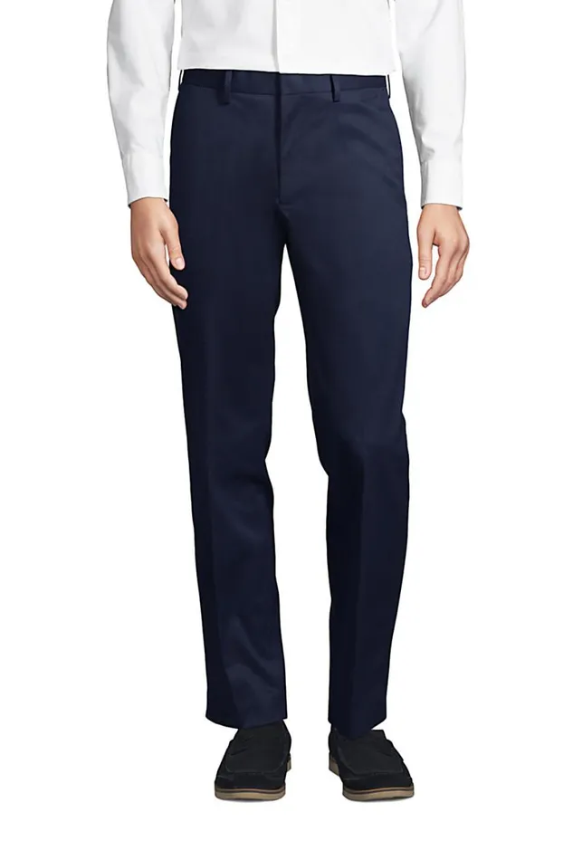 Lands039 End Chinos and Casual Pants Men Traditional Fit No Iron Twill Dress Pants Radiant Navy Lands039 End Chinos and Casual Pants Men Traditional Fit No Iron Twill Dress Pants Radiant Navy