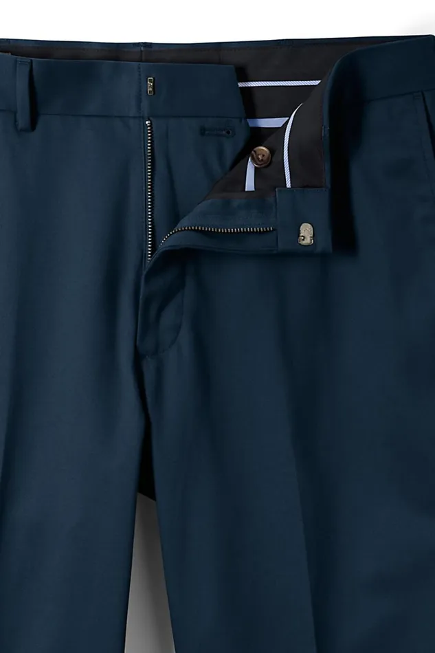 Lands039 End Chinos and Casual Pants Men Traditional Fit No Iron Twill Dress Pants Radiant Navy Lands039 End Chinos and Casual Pants Men Traditional Fit No Iron Twill Dress Pants Radiant Navy