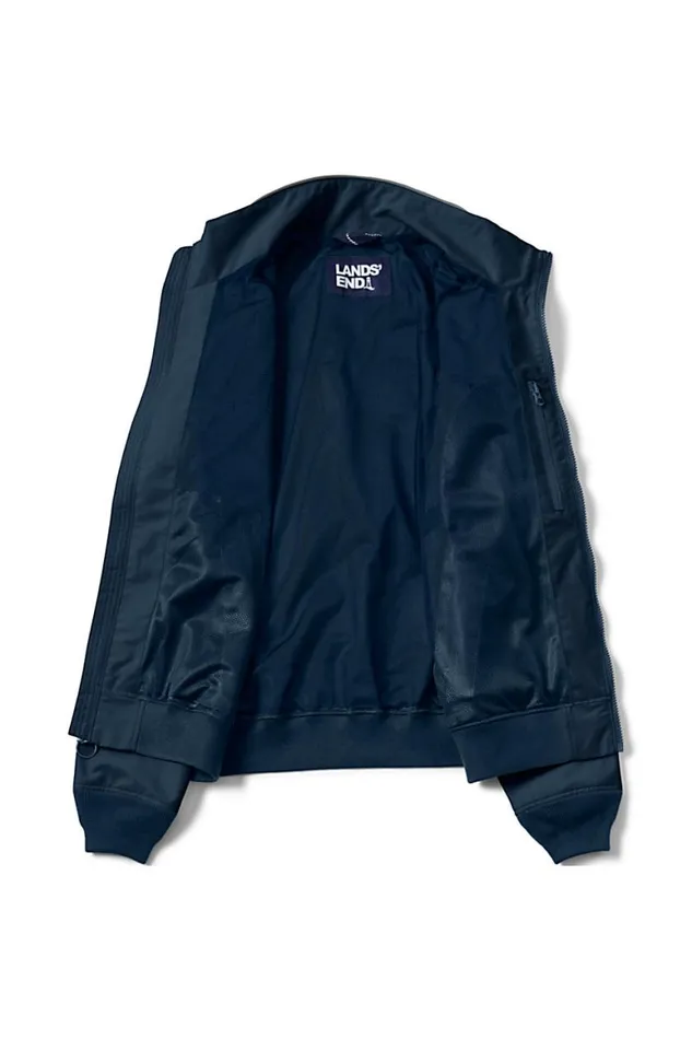 Lands039 End Coats and Jackets Men Big And Tall Lightweight Classic Squall Jacket Radiant Navy