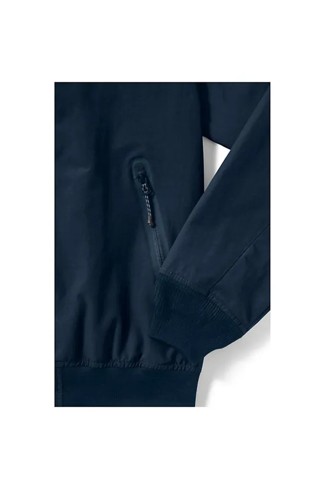 Lands039 End Coats and Jackets Men Big And Tall Lightweight Classic Squall Jacket Radiant Navy