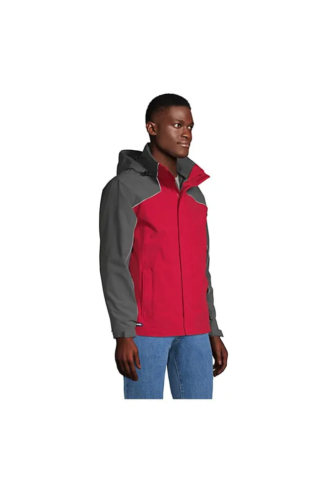 Lands039 End Coats and Jackets Men Regular 3 In 1 Squall Jacket Rich Red Lands039 End Coats and Jackets Men Regular 3 In 1 Squall Jacket Rich Red