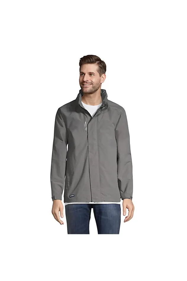 Lands039 End Coats and Jackets Men Squall System Shell Arctic Gray