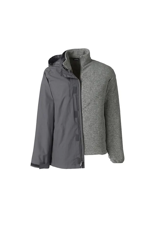 Lands039 End Coats and Jackets Men Squall System Shell Arctic Gray Lands039 End Coats and Jackets Men Squall System Shell Arctic Gray