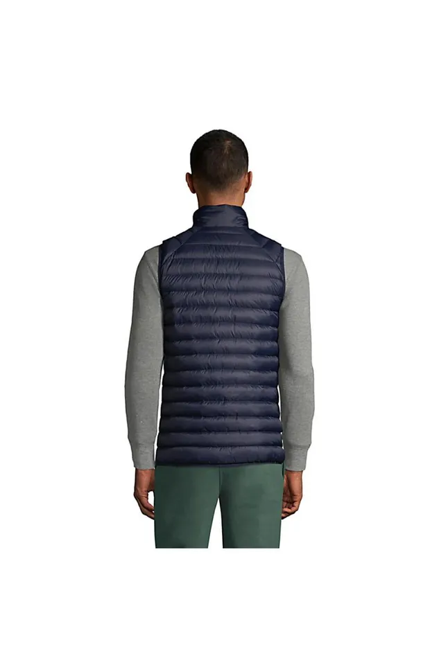 Lands039 End Coats and Jackets Men Ultra Lightweight Down Vest Radiant Navy Lands039 End Coats and Jackets Men Ultra Lightweight Down Vest Radiant Navy