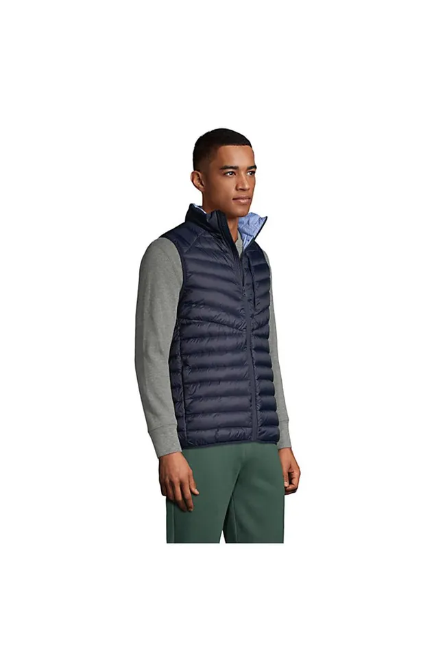 Lands039 End Coats and Jackets Men Ultra Lightweight Down Vest Radiant Navy Lands039 End Coats and Jackets Men Ultra Lightweight Down Vest Radiant Navy