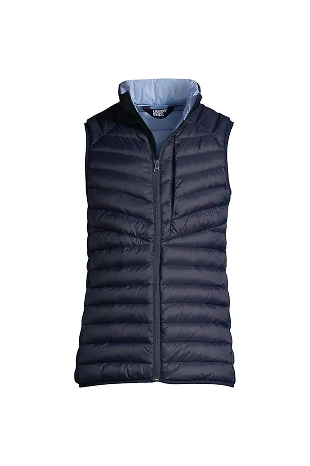 Lands039 End Coats and Jackets Men Ultra Lightweight Down Vest Radiant Navy Lands039 End Coats and Jackets Men Ultra Lightweight Down Vest Radiant Navy