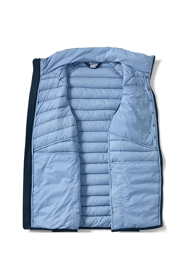 Lands039 End Coats and Jackets Men Ultra Lightweight Down Vest Radiant Navy Lands039 End Coats and Jackets Men Ultra Lightweight Down Vest Radiant Navy