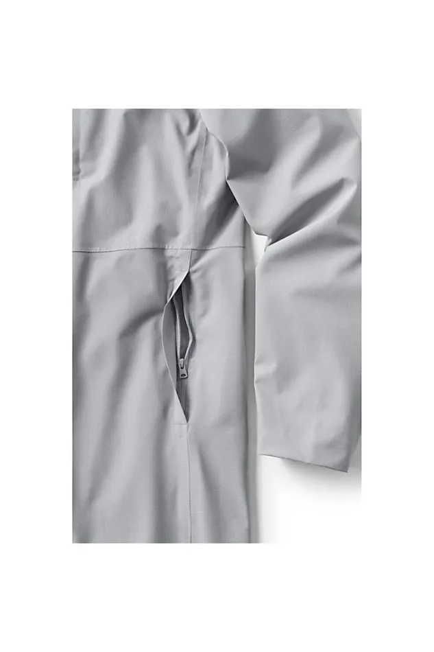 Lands039 End Coats and Jackets Men Waterproof Raincoat With Hood Ultimate Gray Lands039 End Coats and Jackets Men Waterproof Raincoat With Hood Ultimate Gray