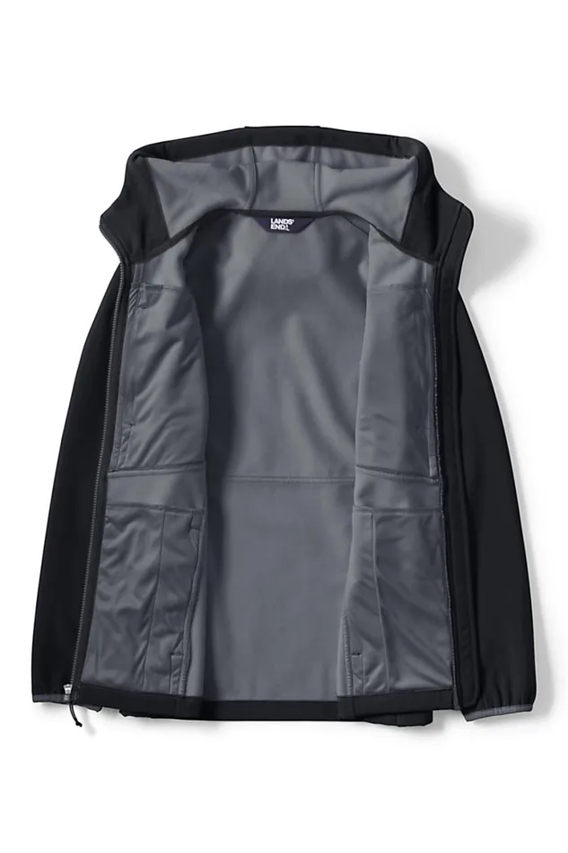Lands039 End Coats and Jackets Women Fleece Stretch Softshell Jacket Black Lands039 End Coats and Jackets Women Fleece Stretch Softshell Jacket Black