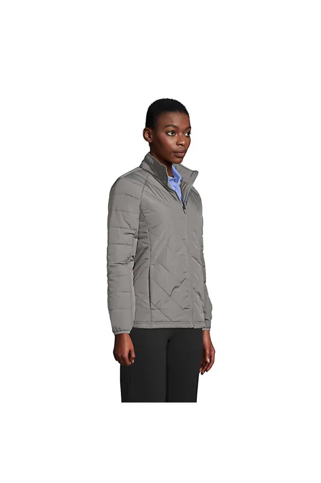 Lands039 End Coats and Jackets Women Insulated Jacket Arctic Gray Lands039 End Coats and Jackets Women Insulated Jacket Arctic Gray