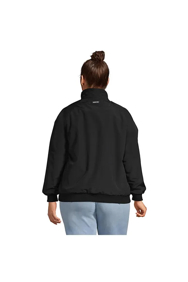 Lands039 End Coats and Jackets Women Plus Size Classic Squall Jacket Black Lands039 End Coats and Jackets Women Plus Size Classic Squall Jacket Black