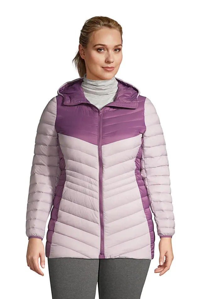 Lands039 End Coats and Jackets Women Plus Size Ultra Lightweight Packable Down Jacket With Hood Soft Iris Purple Lands039 End Coats and Jackets Women Plus Size Ultra Lightweight Packable Down Jacket With Hood Soft Iris Purple