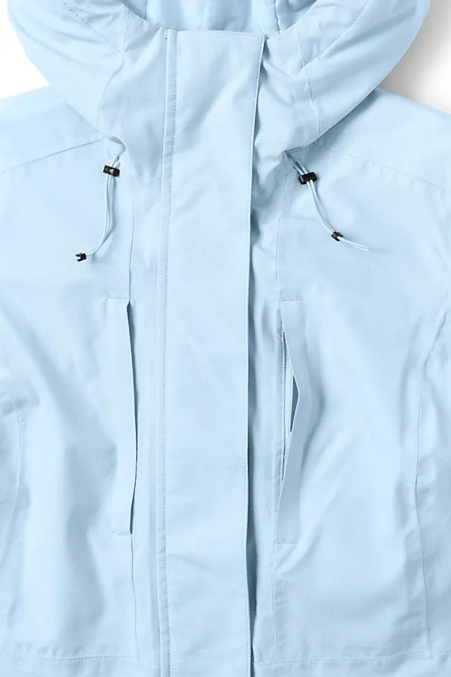 Lands039 End Coats and Jackets Women Plus Size Waterproof Primaloft Insulated Raincoat Soft Blue Haze Lands039 End Coats and Jackets Women Plus Size Waterproof Primaloft Insulated Raincoat Soft Blue Haze