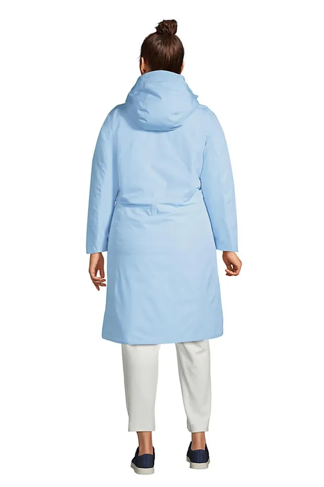 Lands039 End Coats and Jackets Women Plus Size Waterproof Primaloft Insulated Raincoat Soft Blue Haze Lands039 End Coats and Jackets Women Plus Size Waterproof Primaloft Insulated Raincoat Soft Blue Haze
