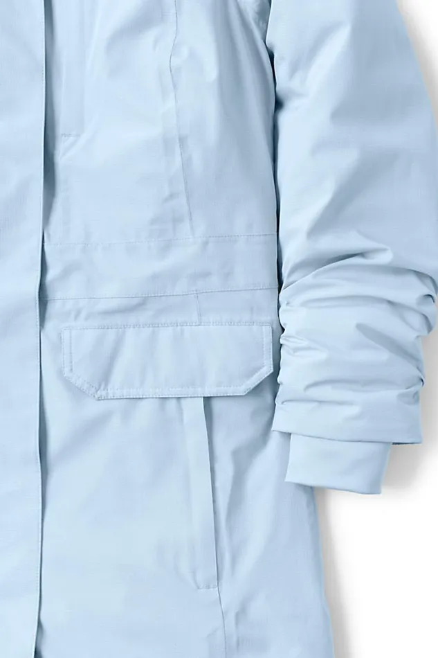 Lands039 End Coats and Jackets Women Plus Size Waterproof Primaloft Insulated Raincoat Soft Blue Haze Lands039 End Coats and Jackets Women Plus Size Waterproof Primaloft Insulated Raincoat Soft Blue Haze