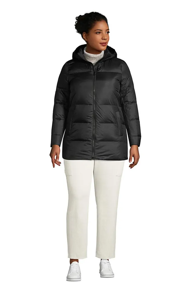 Lands039 End Coats and Jackets Women Plus Size Wide Channel Down Jacket Black Lands039 End Coats and Jackets Women Plus Size Wide Channel Down Jacket Black