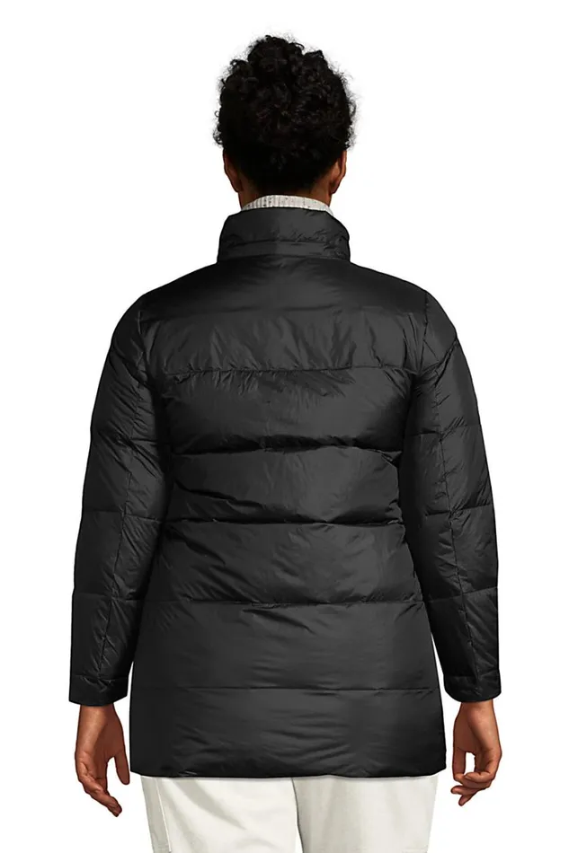 Lands039 End Coats and Jackets Women Plus Size Wide Channel Down Jacket Black Lands039 End Coats and Jackets Women Plus Size Wide Channel Down Jacket Black