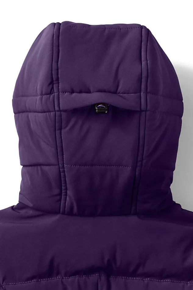 Lands039 End Coats and Jackets Women Quilted Stretch Down Coat Blackberry Lands039 End Coats and Jackets Women Quilted Stretch Down Coat Blackberry