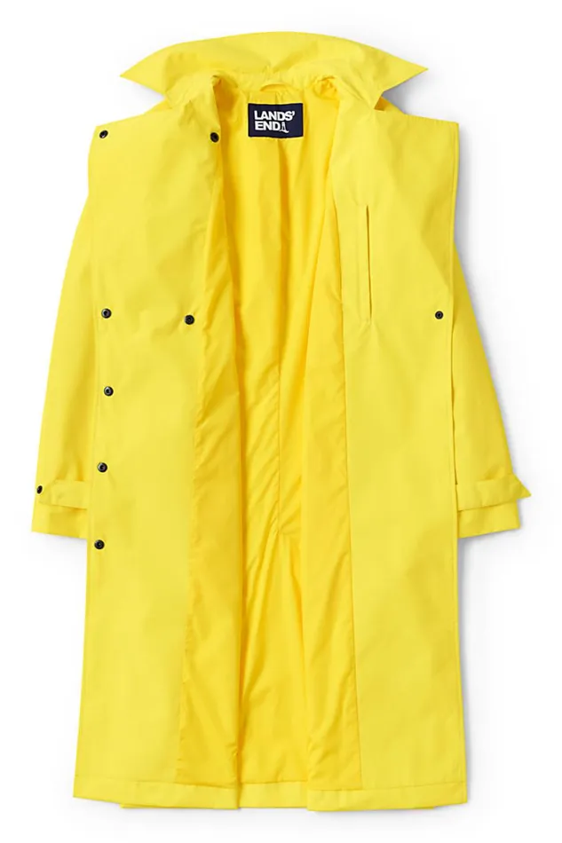 Lands039 End Coats and Jackets Women Water Resistant Modern Trench Coat Bright Sun Lands039 End Coats and Jackets Women Water Resistant Modern Trench Coat Bright Sun