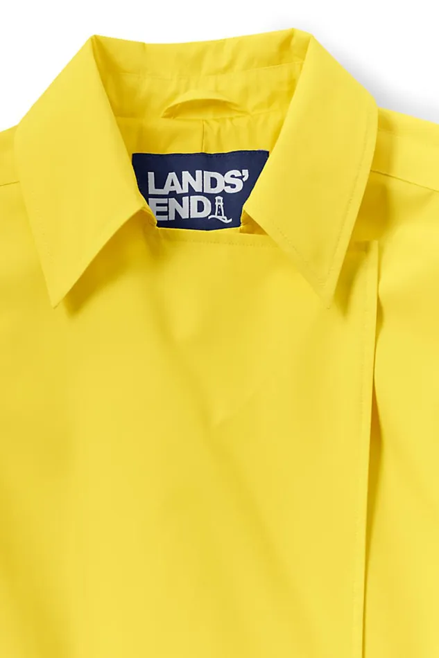 Lands039 End Coats and Jackets Women Water Resistant Modern Trench Coat Bright Sun Lands039 End Coats and Jackets Women Water Resistant Modern Trench Coat Bright Sun