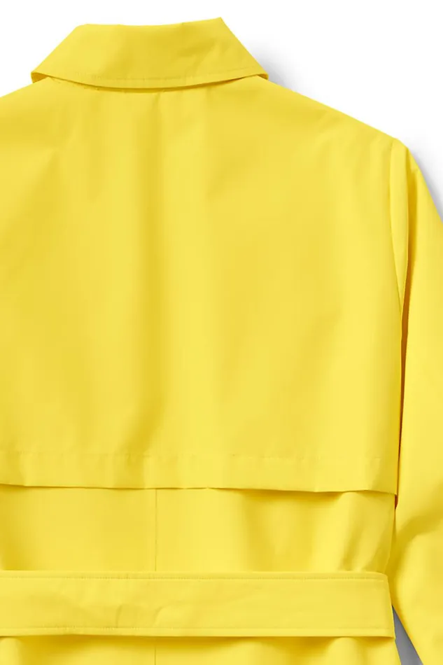 Lands039 End Coats and Jackets Women Water Resistant Modern Trench Coat Bright Sun Lands039 End Coats and Jackets Women Water Resistant Modern Trench Coat Bright Sun