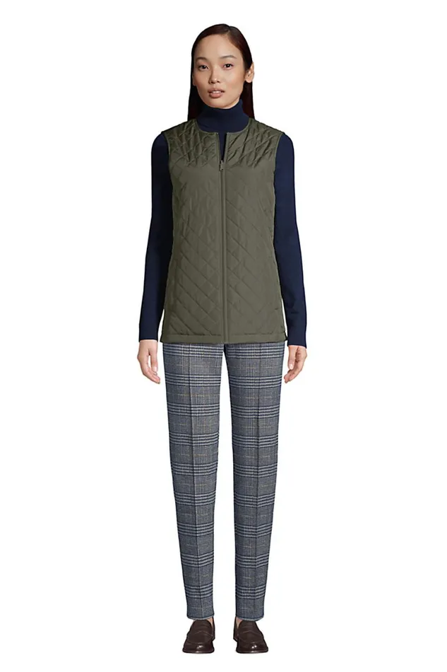 Lands039 End Coats and Jackets Women Waterproof Insulated 3 In 1 Rain Parka Forest Moss