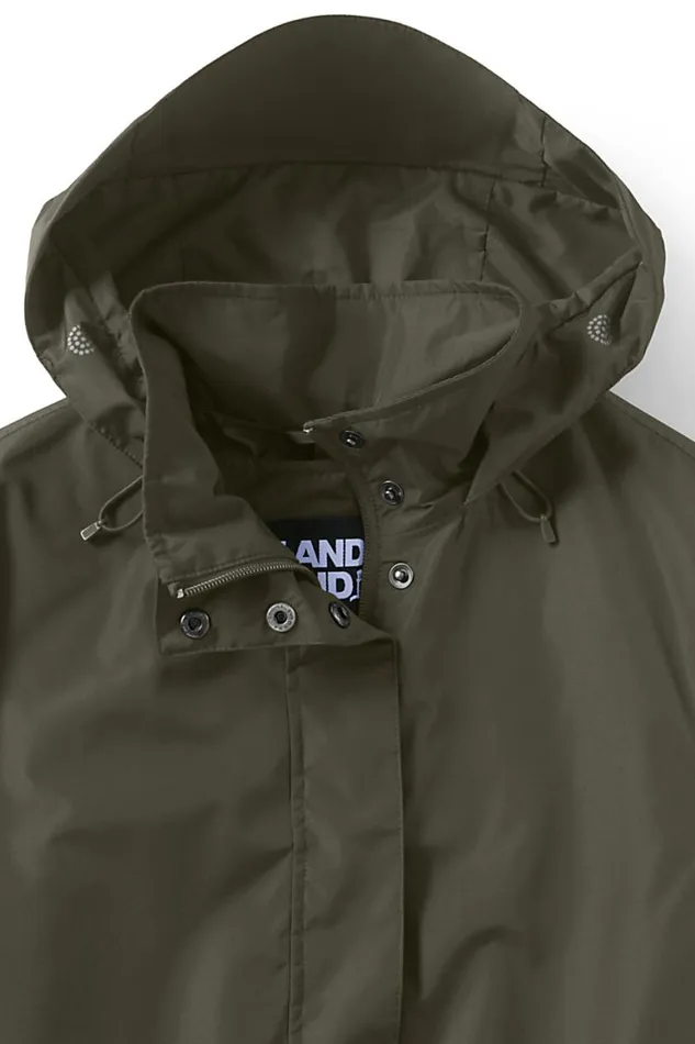 Lands039 End Coats and Jackets Women Waterproof Insulated 3 In 1 Rain Parka Forest Moss