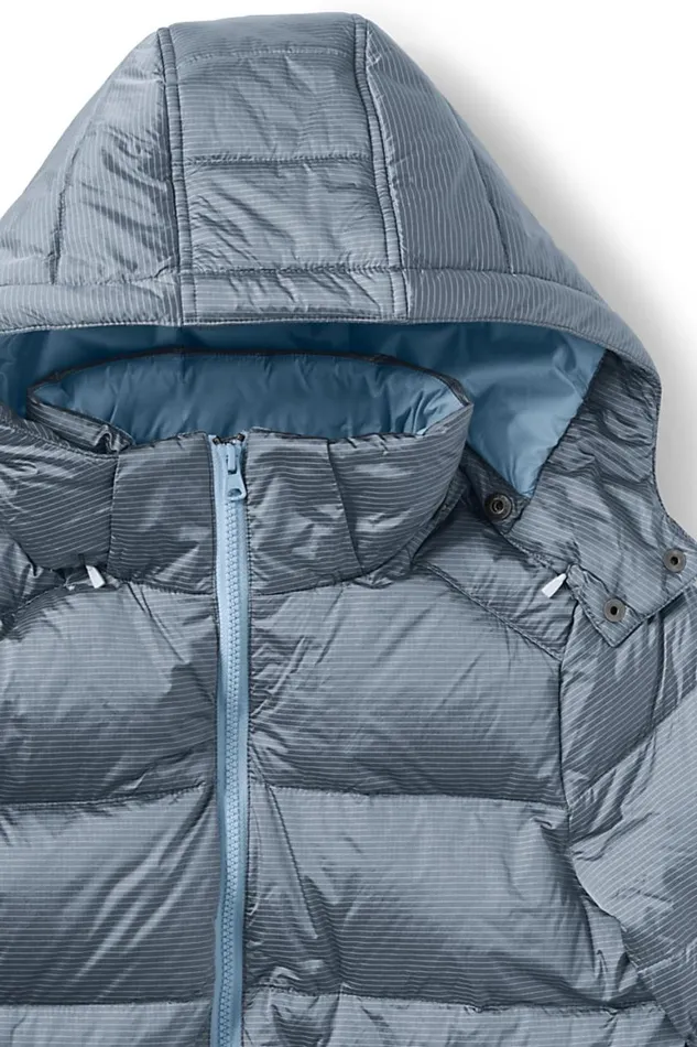 Lands039 End Coats and Jackets Women Wide Channel Down Jacket Soft Blue Haze Lands039 End Coats and Jackets Women Wide Channel Down Jacket Soft Blue Haze