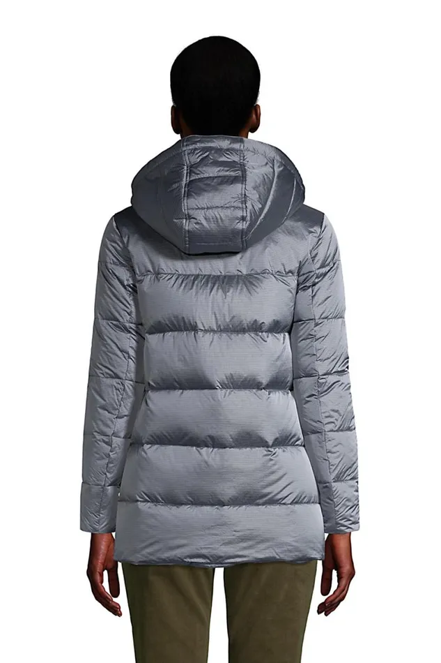 Lands039 End Coats and Jackets Women Wide Channel Down Jacket Soft Blue Haze Lands039 End Coats and Jackets Women Wide Channel Down Jacket Soft Blue Haze