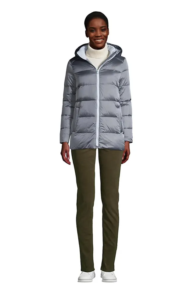 Lands039 End Coats and Jackets Women Wide Channel Down Jacket Soft Blue Haze Lands039 End Coats and Jackets Women Wide Channel Down Jacket Soft Blue Haze