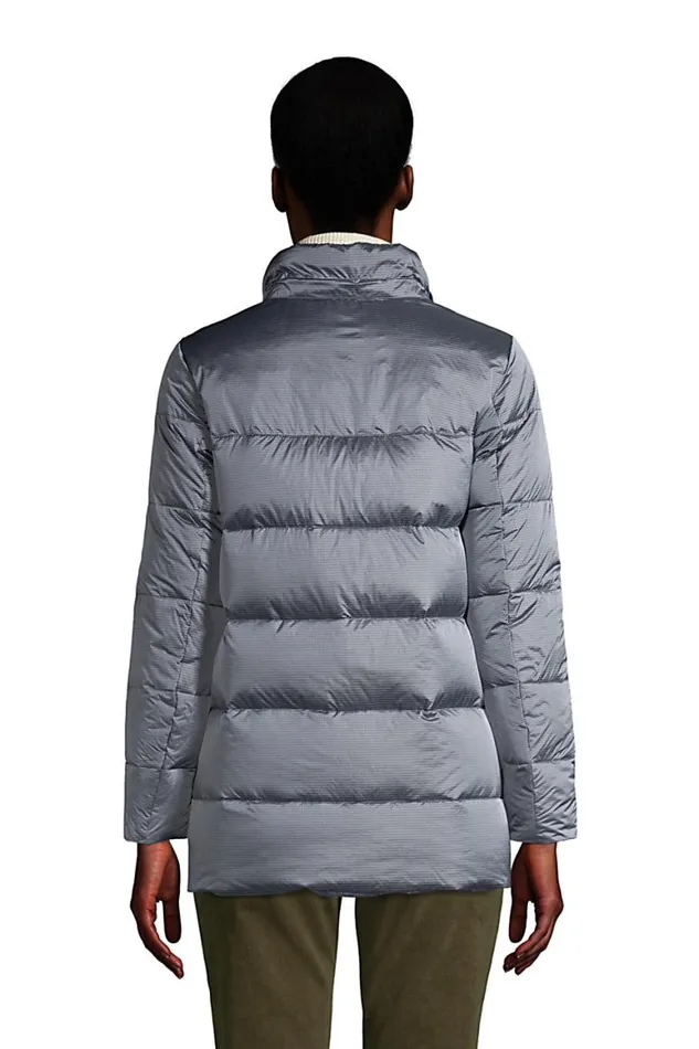 Lands039 End Coats and Jackets Women Wide Channel Down Jacket Soft Blue Haze Lands039 End Coats and Jackets Women Wide Channel Down Jacket Soft Blue Haze