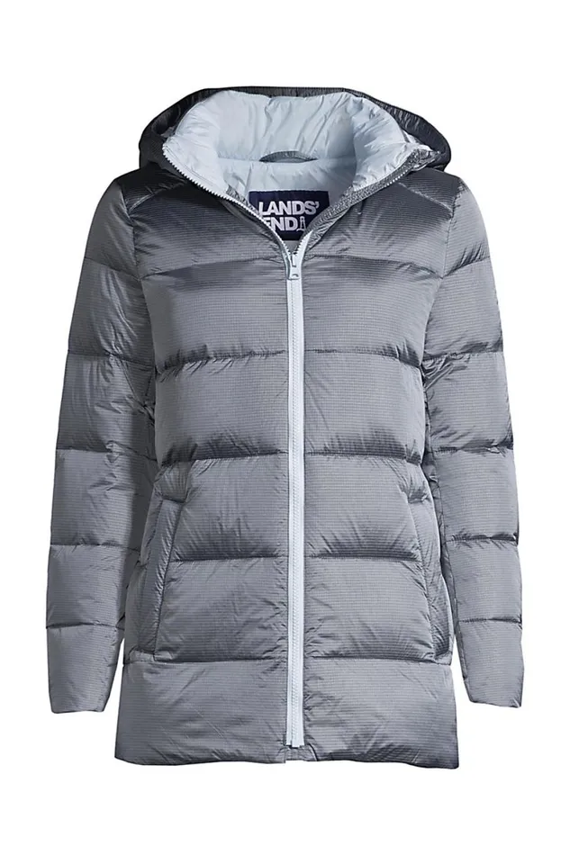 Lands039 End Coats and Jackets Women Wide Channel Down Jacket Soft Blue Haze Lands039 End Coats and Jackets Women Wide Channel Down Jacket Soft Blue Haze