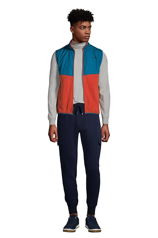 Lands039 End Fleece Men T200 Fleece Vest Orange Clay Lands039 End Fleece Men T200 Fleece Vest Orange Clay