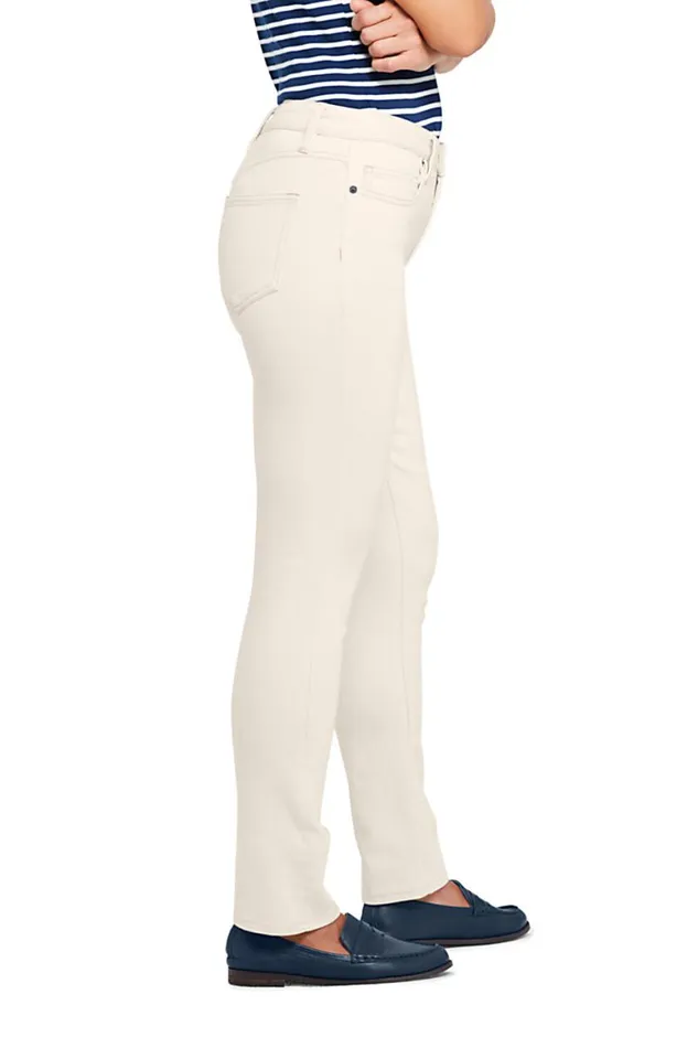 Lands039 End Jeans Women Mid Rise Straight Leg Jeans 8211 White Natural Lands039 End Jeans Women Mid Rise Straight Leg Jeans 8211 White Natural