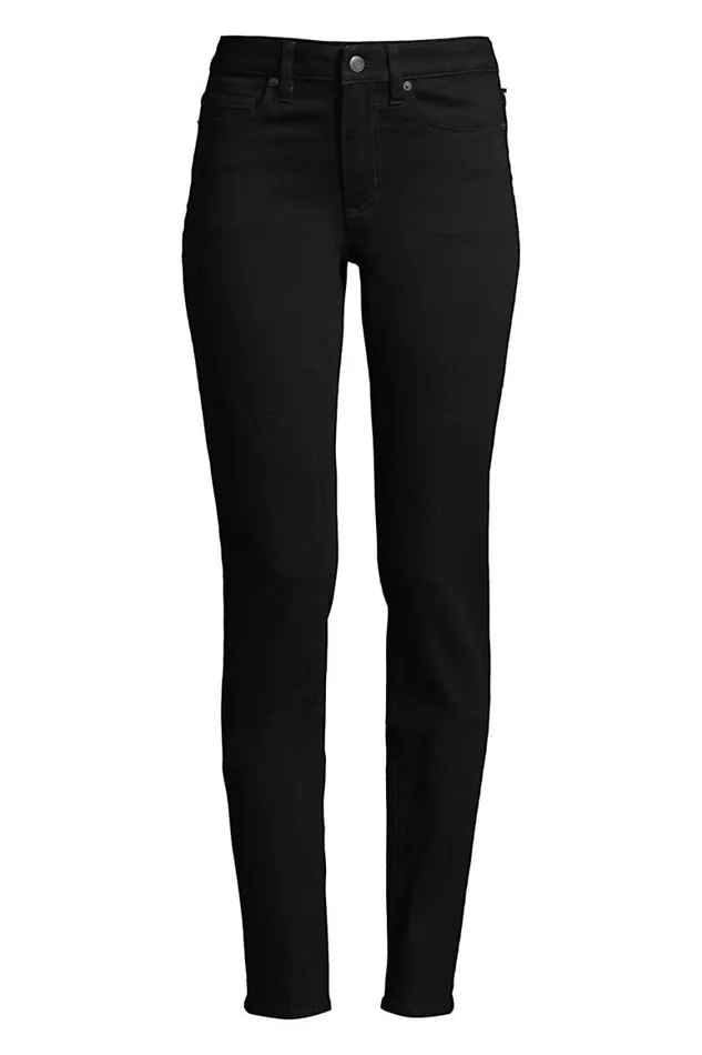 Lands039 End Jeans Women Plus Size Mid Rise Straight Leg Jeans 8211 Black Lands039 End Jeans Women Plus Size Mid Rise Straight Leg Jeans 8211 Black
