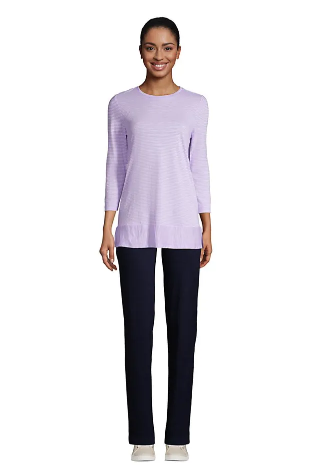 Lands039 End Jeans Women Starfish Elastic Waist Knit Jeans Mid Rise Dark Indigo Lands039 End Jeans Women Starfish Elastic Waist Knit Jeans Mid Rise Dark Indigo